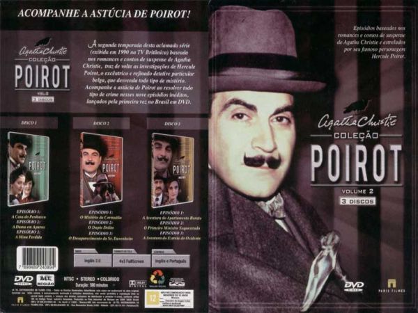 COLEÇÃO POIROT (1* TEMPORADA DVD TRIPLO)