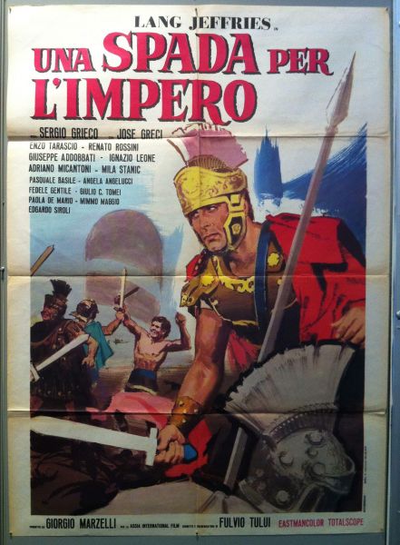 A VINGANÇA DOS GLADIADORES (Una Spada per Impero) 1964