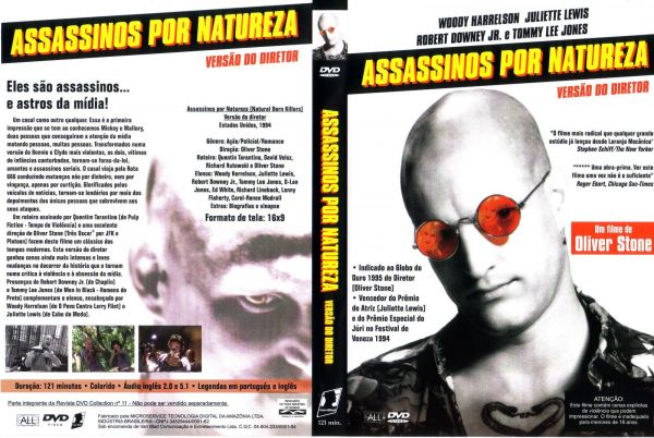 Dvd Assassinos Por Natureza / Oliver Stone Novo Lacrado